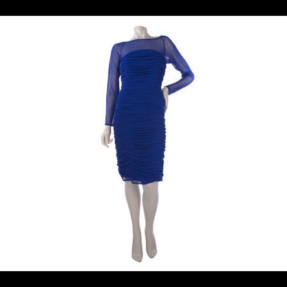 mark zunino Dresses & Skirts - Mark Zunino Blue Cocktail Dress Size 10 New 🎁